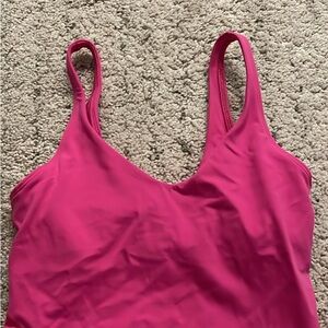 Lululemon Bright Pink Workout Tank Top